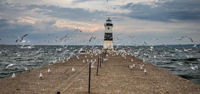 Channel Lighthouse, Presque Isle, Erie, Pennsylvania